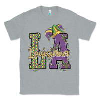 Heather Grey louisiana mardi gras Classic Tee - MaliasSmallBusiness