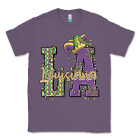 Lavender louisiana mardi gras Classic Tee - MaliasSmallBusiness