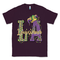 Plum louisiana mardi gras Classic Tee - MaliasSmallBusiness