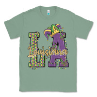 Sage louisiana mardi gras Classic Tee - MaliasSmallBusiness