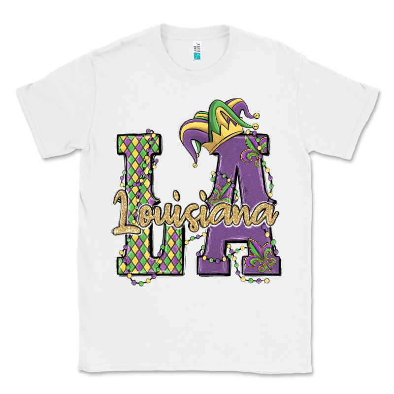 Louisiana Mardi Gras Classic Tee by MaliasSmallBusiness | Teevron
