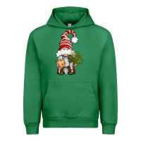 Emerald Christmas Gnome With Cookie Urban Hoodie - BundleAndBundleShop