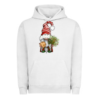 Pigment Lunar Rock Christmas Gnome With Cookie Urban Hoodie - BundleAndBundleShop