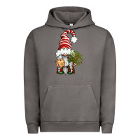 Pigment Tornado Christmas Gnome With Cookie Urban Hoodie - BundleAndBundleShop