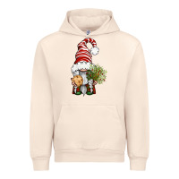 Sandshell Christmas Gnome With Cookie Urban Hoodie - BundleAndBundleShop