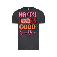 Vintage Black happy looks good on you Vintage Tee - MaliasSmallBusiness