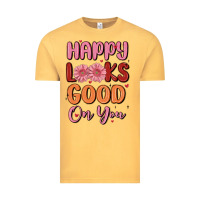 Vintage Mustard happy looks good on you Vintage Tee - MaliasSmallBusiness
