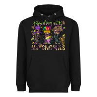 Black parading with my gnomies Heavyweight Hoodie - CowGirlArtShop