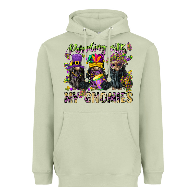 Parading With My Gnomies Heavyweight Hoodie by CowGirlArtShop | Teevron