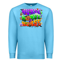 Ocean Blue nurse nurse nurse halloween Premium Sweatshirt - CowGirlArtShop