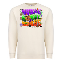 Sandshell nurse nurse nurse halloween Premium Sweatshirt - CowGirlArtShop
