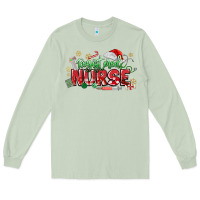 Matcha Registered Nurse Christmas Long Sleeve Tee - MaliasSmallBusiness