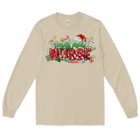 Mushroom Registered Nurse Christmas Long Sleeve Tee - MaliasSmallBusiness