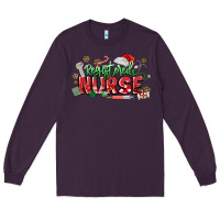 Plum Registered Nurse Christmas Long Sleeve Tee - MaliasSmallBusiness