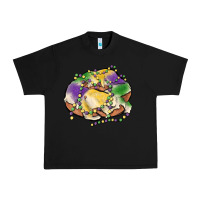 Black mardi gras king cake Urban Heavy Tee - MaliasSmallBusiness