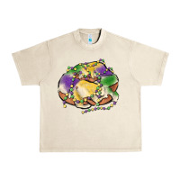 Sandshell mardi gras king cake Urban Heavy Tee - MaliasSmallBusiness