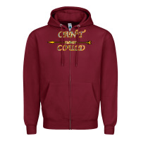 Burgundy Can't Never Could Zipper Hoodie - Bettercallsaul