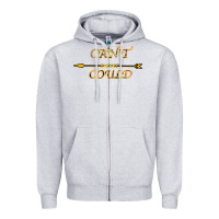 Heather Grey Can't Never Could Zipper Hoodie - Bettercallsaul