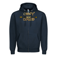 Navy Can't Never Could Zipper Hoodie - Bettercallsaul