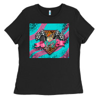 Black racing pink Ladies Tee - AdoDesignShop