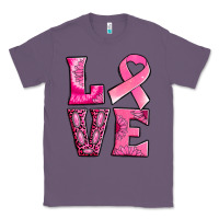Lavender Breast Cancer love Classic Tee - NancyCooperArtShop