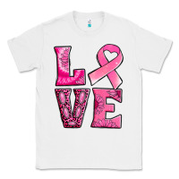 White Breast Cancer love Classic Tee - NancyCooperArtShop