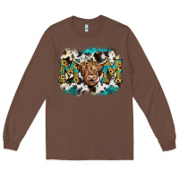Chestnut highland cow mom Long Sleeve Tee - JahusDesignShop