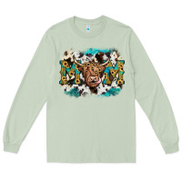 Matcha highland cow mom Long Sleeve Tee - JahusDesignShop