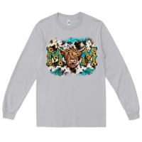 Moon Dust highland cow mom Long Sleeve Tee - JahusDesignShop