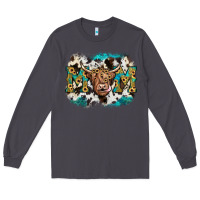Smoke highland cow mom Long Sleeve Tee - JahusDesignShop