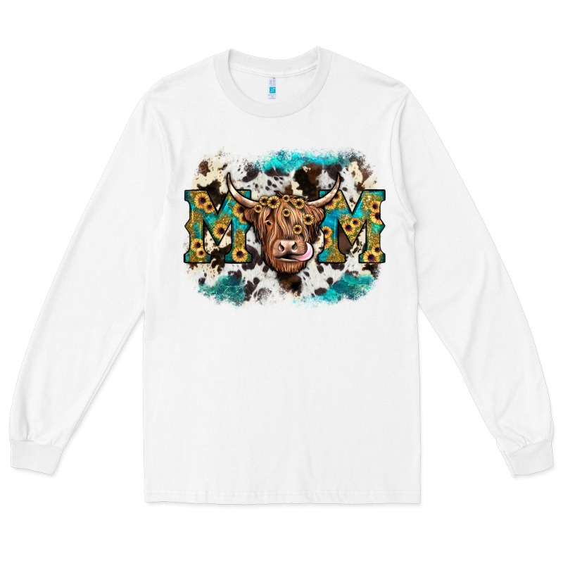 Highland Cow Mom Long Sleeve Tee by JahusDesignShop | Teevron