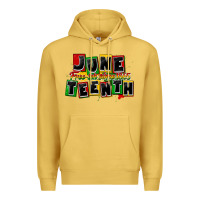 Antique Gold juneteenth freeish since 1865 Premium Hoodie - CowGirlArtShop