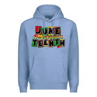 Colony Blue juneteenth freeish since 1865 Premium Hoodie - CowGirlArtShop