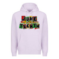 Lilac juneteenth freeish since 1865 Premium Hoodie - CowGirlArtShop