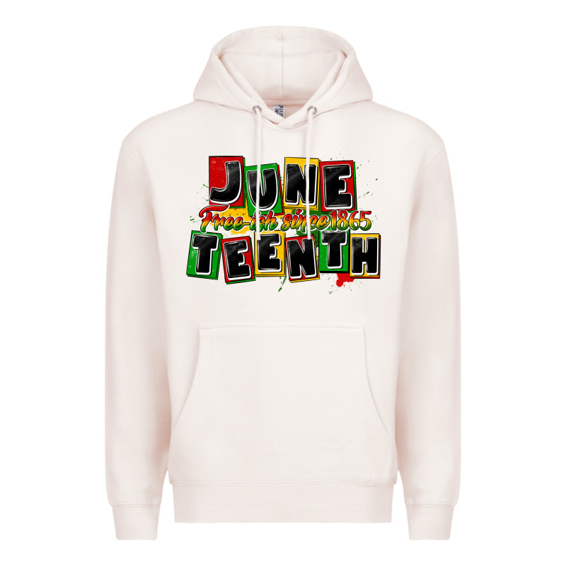 Juneteenth Freeish Since 1865 Premium Hoodie by CowGirlArtShop | Teevron