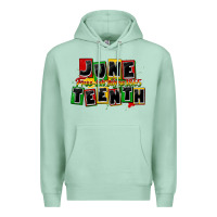 Seafoam juneteenth freeish since 1865 Premium Hoodie - CowGirlArtShop