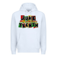 White juneteenth freeish since 1865 Premium Hoodie - CowGirlArtShop