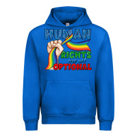 Cobalt Human Rights Are Not Optional Urban Hoodie - BundleAndBundleShop