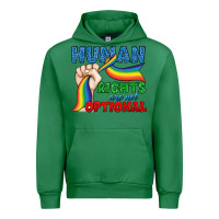 Emerald Human Rights Are Not Optional Urban Hoodie - BundleAndBundleShop