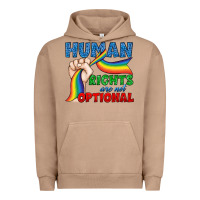 Pigment Burro Human Rights Are Not Optional Urban Hoodie - BundleAndBundleShop