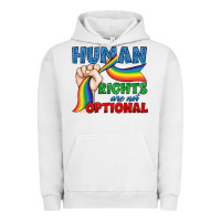 Pigment Lunar Rock Human Rights Are Not Optional Urban Hoodie - BundleAndBundleShop