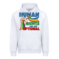 White Human Rights Are Not Optional Urban Hoodie - BundleAndBundleShop