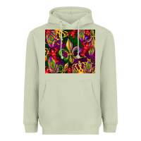 Matcha mardi gras Heavyweight Hoodie - CowGirlArtShop