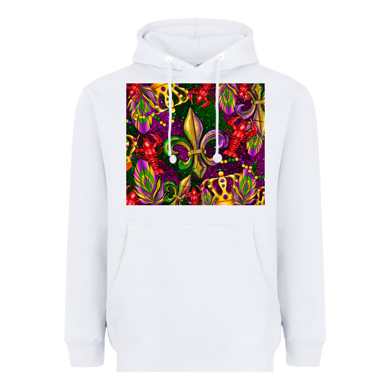 Mardi Gras Heavyweight Hoodie by CowGirlArtShop | Teevron