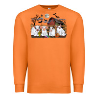 Carrot halloween pigs Premium Sweatshirt - CowGirlArtShop