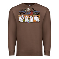 Chestnut halloween pigs Premium Sweatshirt - CowGirlArtShop