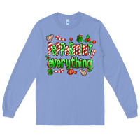 Colony Blue Peppermint Everything Long Sleeve Tee - MaliasSmallBusiness