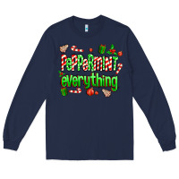 Navy Peppermint Everything Long Sleeve Tee - MaliasSmallBusiness