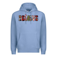 Colony Blue believe Premium Hoodie - JahusDesignShop