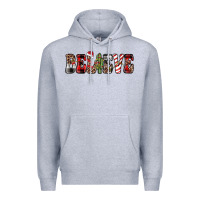 Heather Grey believe Premium Hoodie - JahusDesignShop